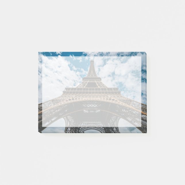 Bloco De Notas Monumentos | Olhando para a Torre Eiffel (Frente)