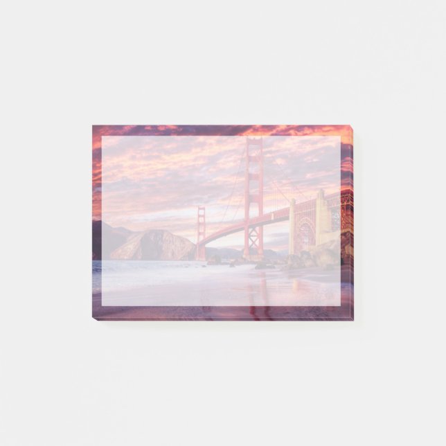 Bloco De Notas Monumentos | Porta do Ouro São Francisco, CA (Frente)