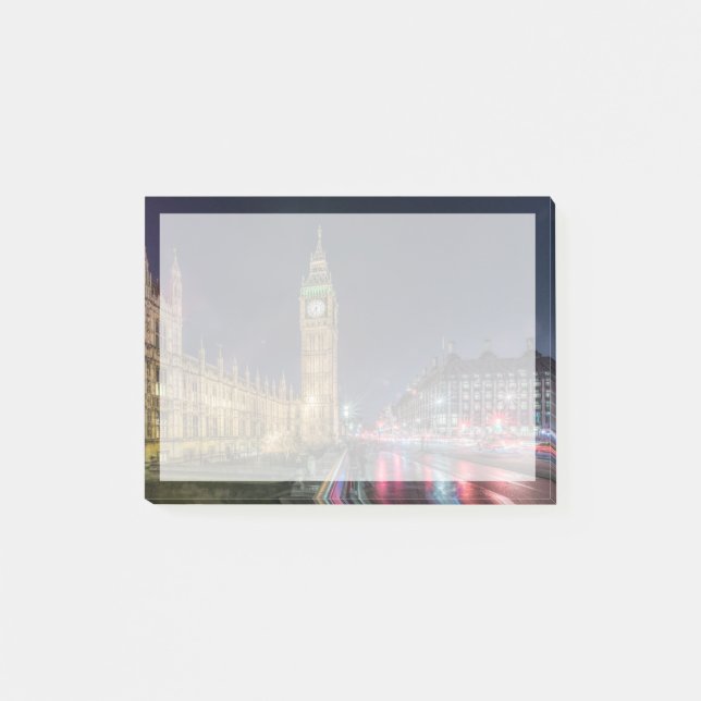 Bloco De Notas Monuments | Big Ben at Night (Frente)