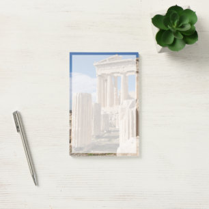 Bloco De Notas Monuments Parthenon Acropolis Athens Greece