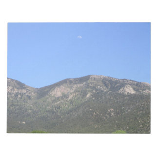 Bloco De Notas Moon Over Sandia Mountains