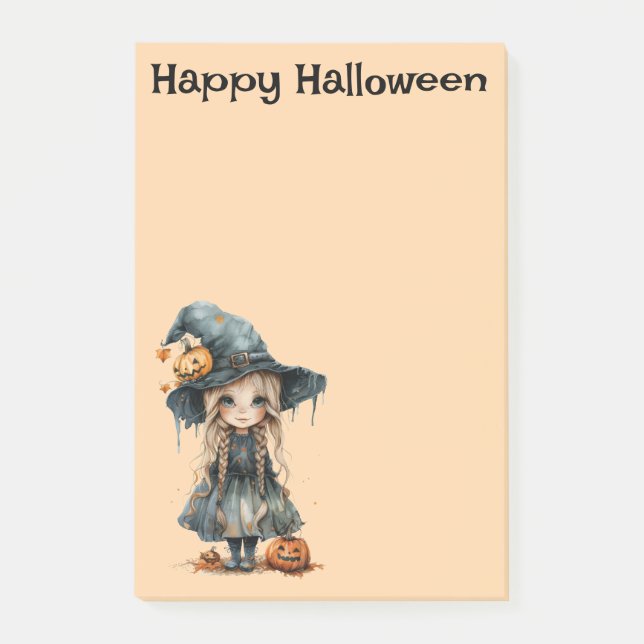 Bloco De Notas Moonlit Mischief — A Rustic Halloween Charm (Frente)