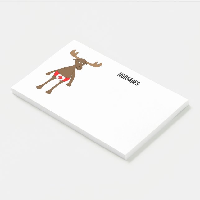 Bloco De Notas Moosage canadense (Inclinado)
