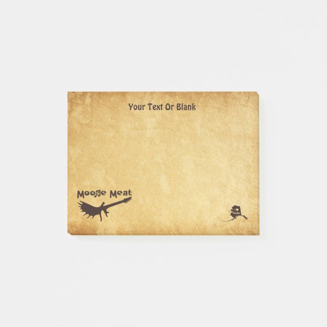 Bloco De Notas Moose Meat Rock Banda (Frente)