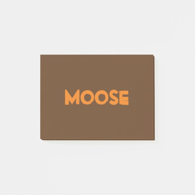Bloco De Notas Moose Post-it® Notes (Frente)