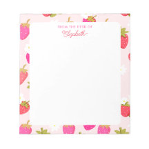 Morango Personalizado Doce Rosa Floral Berry
