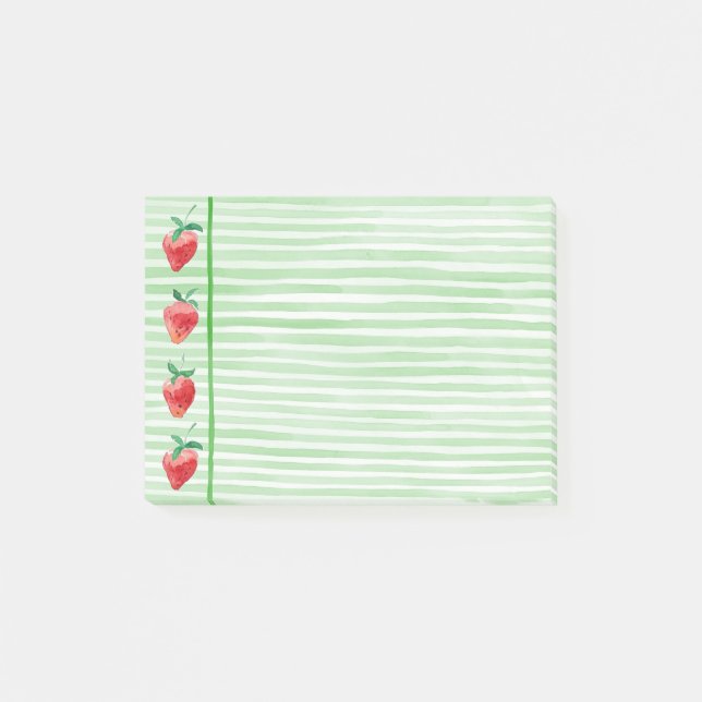 Bloco De Notas Morangos (Frente)