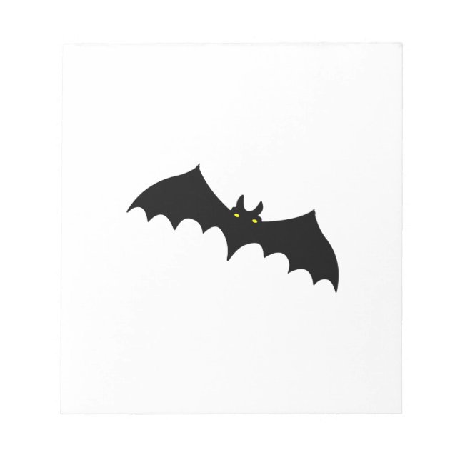 Bloco De Notas Morcego halloween  (Frente)
