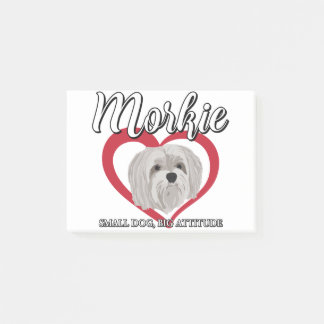 Bloco De Notas Morkie - Pequeno Cão Grande Atitude 3