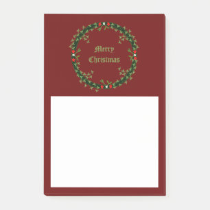 Bloco De Notas Morte de Natal Gótica Personalizada