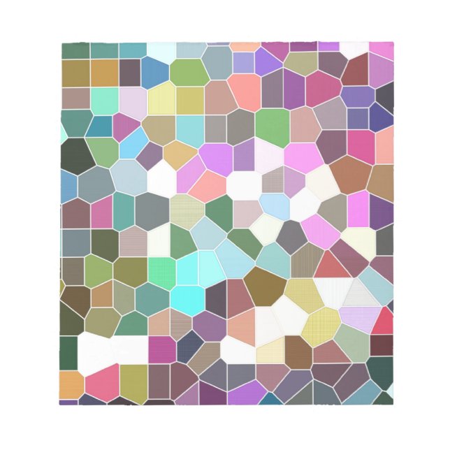 Bloco De Notas Mosaico Flor (Frente)