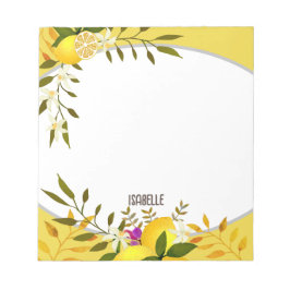 Bloco De Notas Mostarda de Limão