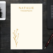 Mostarda Personalizada Trendy Boho Chic Amarelo Pe