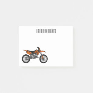 Bloco De Notas Moto fora-de-estrada/desenho animado