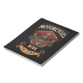 Bloco De Notas Motociclos De Carro, Viagem Ao Vivo