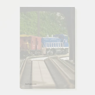 Bloco De Notas Motor & Caboose notas post-it de E. Pgh em 4x6 de"