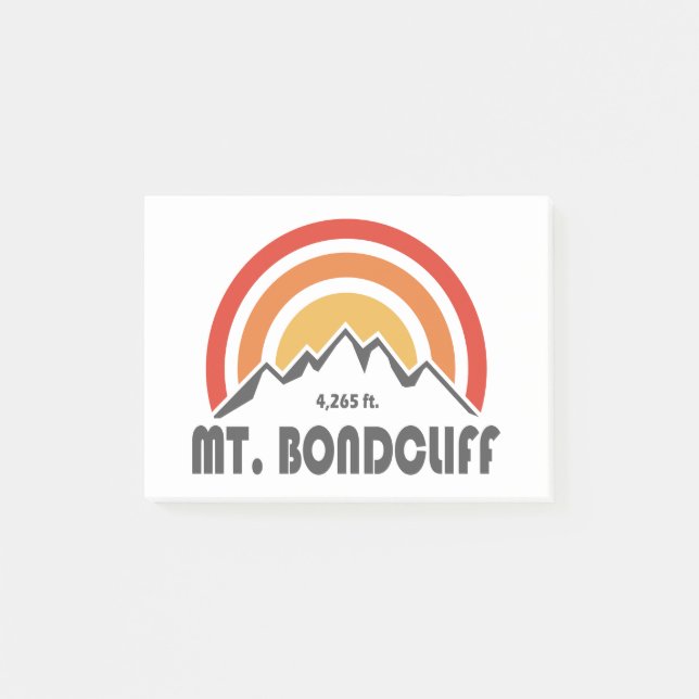 Bloco De Notas Mt. Bondcliff New Hampshire (Frente)