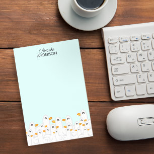 Bloco De Notas Multidão de Patos Personalizados