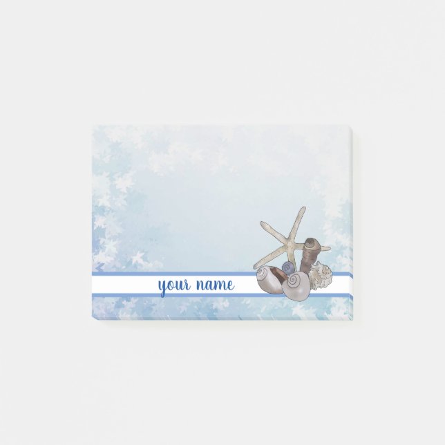 Bloco De Notas Muscheln und Seestern (Frente)