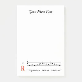 Bloco De Notas Música Clássica Gregoriana Cante Católica