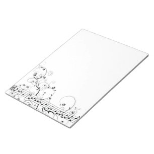 Bloco De Notas Música de Flores