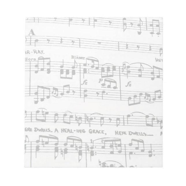Bloco De Notas Música de Folha (Frente)