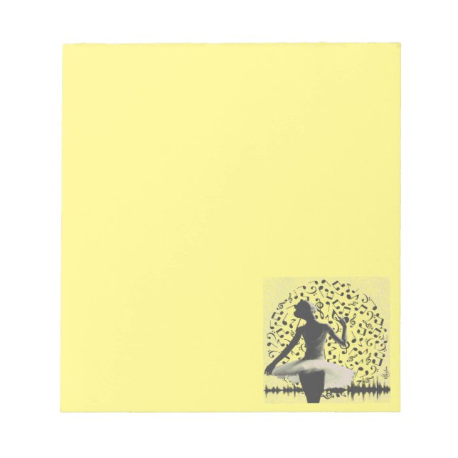 Bloco De Notas Música - Echoing your Self (versão de papeterie) (Frente)