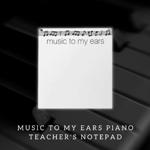 Bloco De Notas Música Para Meus Ouvidos