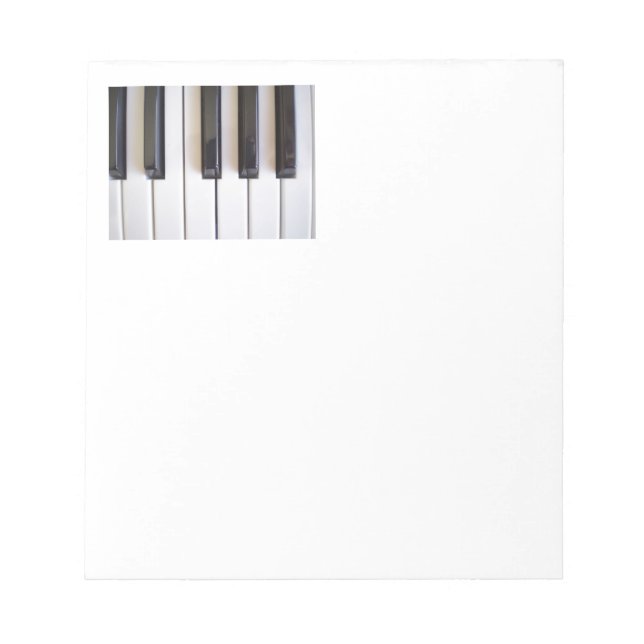 Bloco De Notas Música para Piano (Frente)