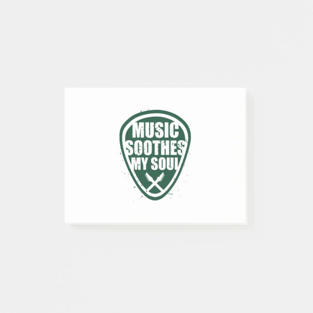 Bloco De Notas Música Soita Minha Alma (Frente)