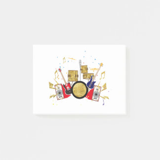 Bloco De Notas musical de grupo de violão