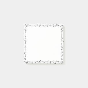 Bloco De Notas Musical Note Boarder Treble Clef Musico