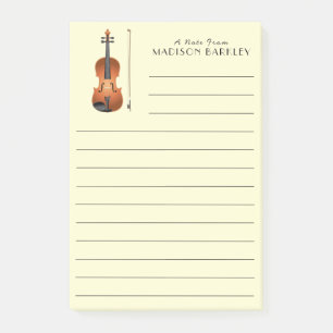 Bloco De Notas Musicário de Professores de Música Viola Violin