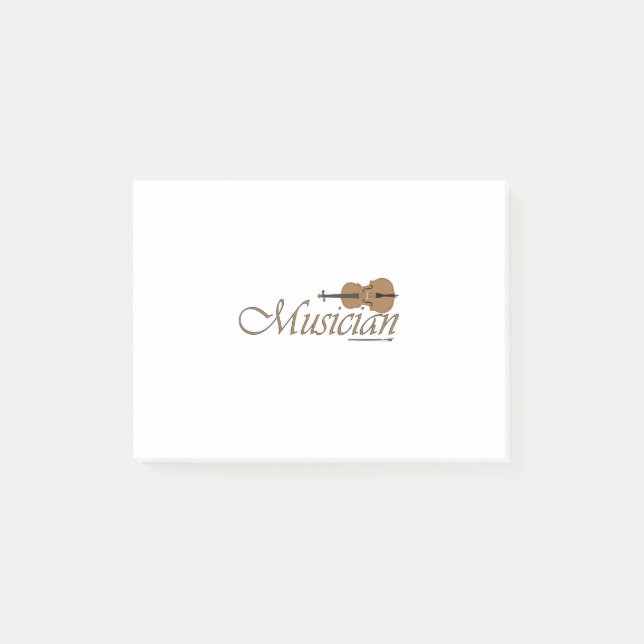 Bloco De Notas Músico (Frente)