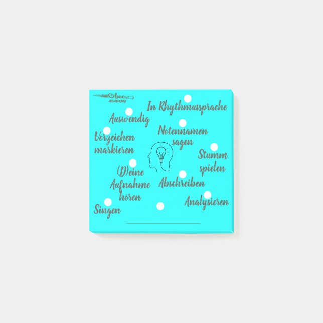 Bloco De Notas Musikunterricht - Instrumentalunterricht - ohne (Frente)