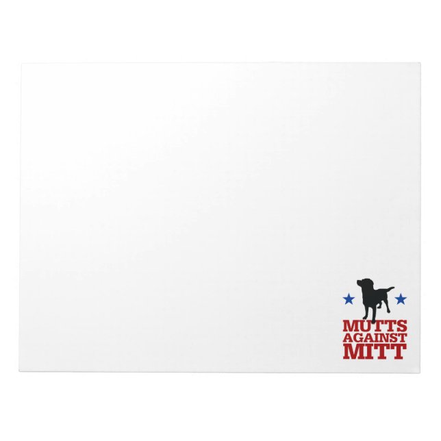 Bloco De Notas Mutts Contra Mitt (Frente)