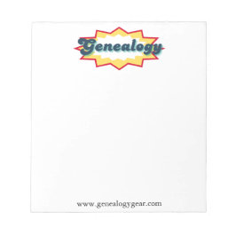 Bloco De Notas My Genealogy Notepad