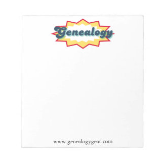 Bloco De Notas My Genealogy Notepad