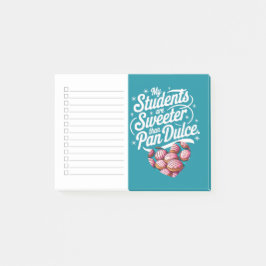 Bloco De Notas My Students are sweeter than Pan Dulce Teacher