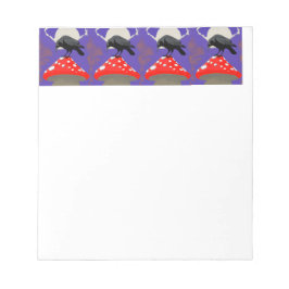 Bloco De Notas 🖤 Mystical Raven Note Pad