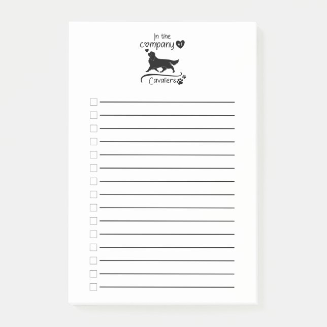 Bloco De Notas Na Companhia dos Cavaleiros (Frente)