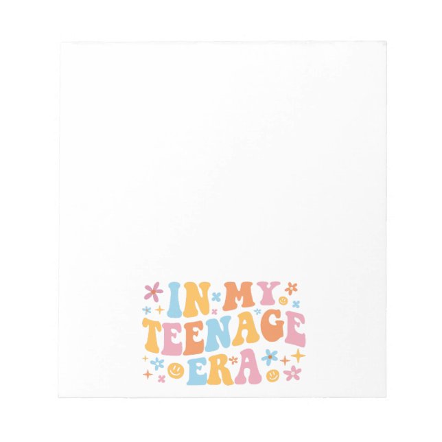 Bloco De Notas Na Minha Época De Adolescência Eu (Frente)