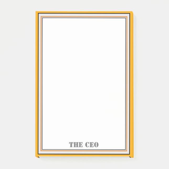 Bloco De Notas Na moda clássico (Frente)