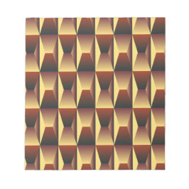 Bloco De Notas Na moda de padrão - Elegante moderno geométrico