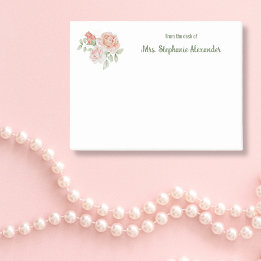 Bloco De Notas Na moda Floral De Aquarelas Da Mesa Do Sticky