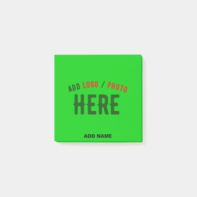 BLOCO DE NOTAS NA MODA MODERNO PERSONALIZADO VERDE LIMÃO VERIFICA (Frente)