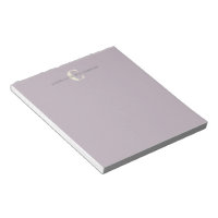 Na moda Monograma Chic Dusty Lilac