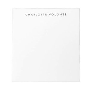 Bloco De Notas Na moda Professional Modern Elegante