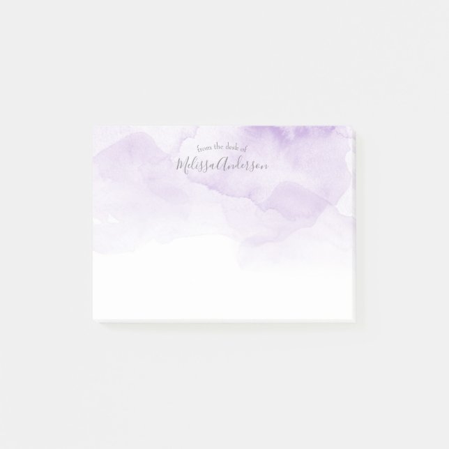 Bloco De Notas Na moda, Watercolor, Moderno, Trendy, Chic (Frente)