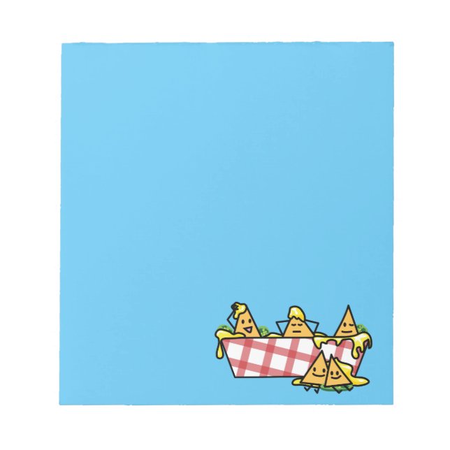 Bloco De Notas Nachos Queijo derretido Jalapeno Nacho Tortilla ch (Frente)